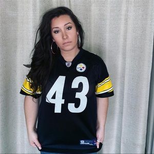 •Original Polamalu Steelers Jersey #43 Reebok•
